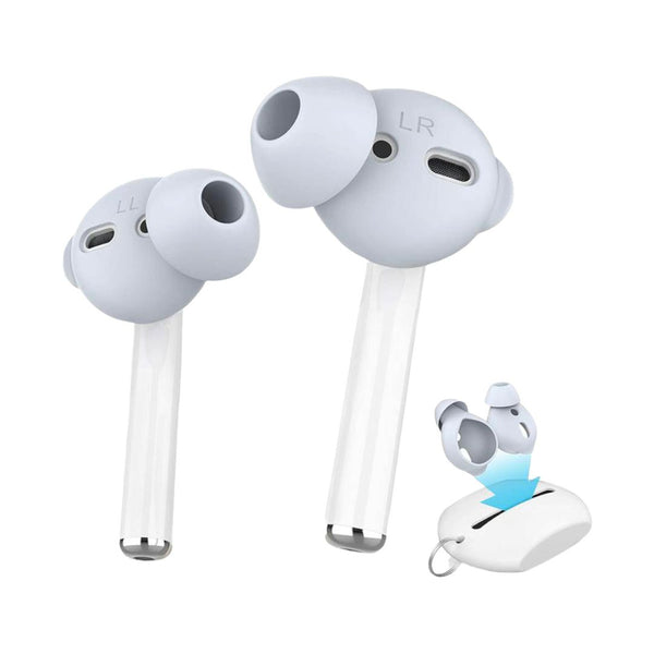 AHA Style Silicone Cover Large For Airpods and Earpods-Light Blue
