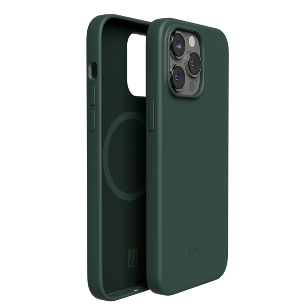 Levelo IRIS Magsafe Liquid Silicone Case For 14 - Dark Green