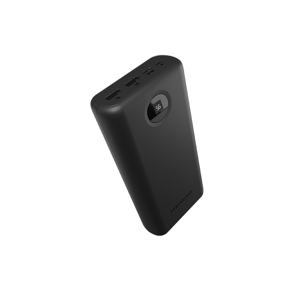 Powerology 30000mAh PD Quick Charge Power Bank 45w - Black