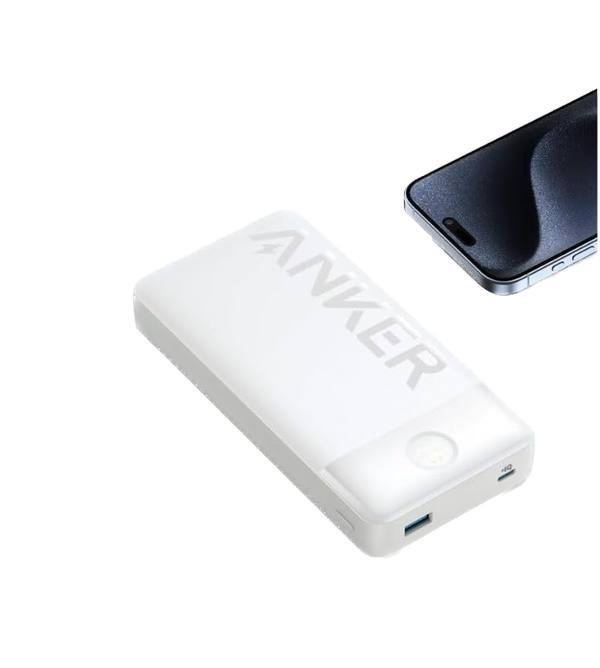 Anker Power Bank (20000mAh, 15W, 2-Port)-White
