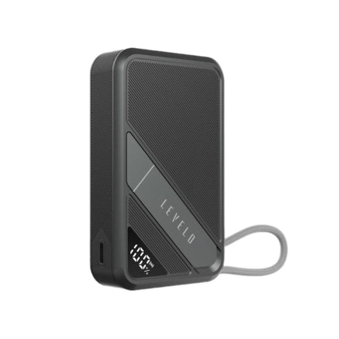 Levelo Airlink10000mAh QI2 Portable iph16 Power Bank-Black