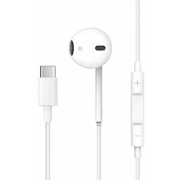 Green Lion Mono Earphone Type-C - White