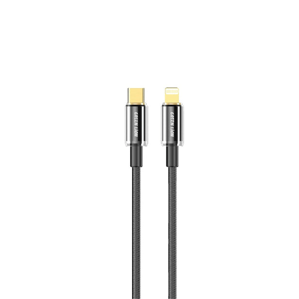 Green Lion USB-C To Lightning Touch Cable 1M - Black