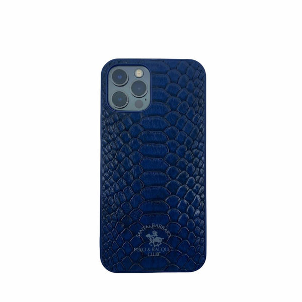 Santa Polo iPhone Case 12 Promax - Carbon Blue