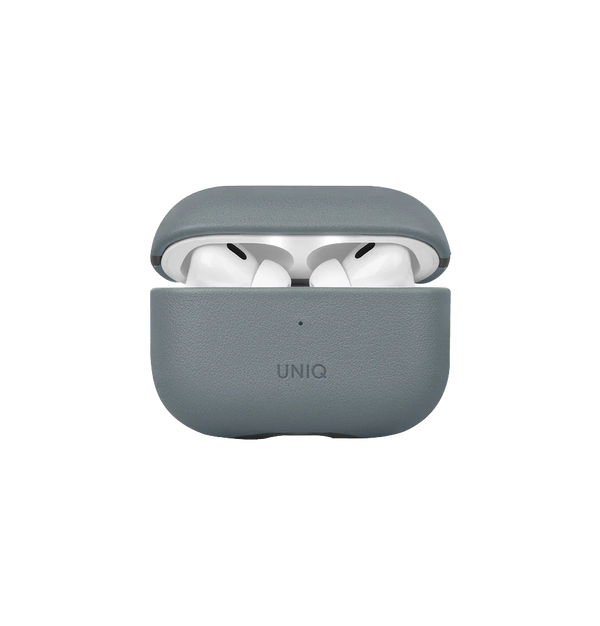 Uniq Lyden Leather Case For Airpods Pro 2 - Washed Blue/Black
