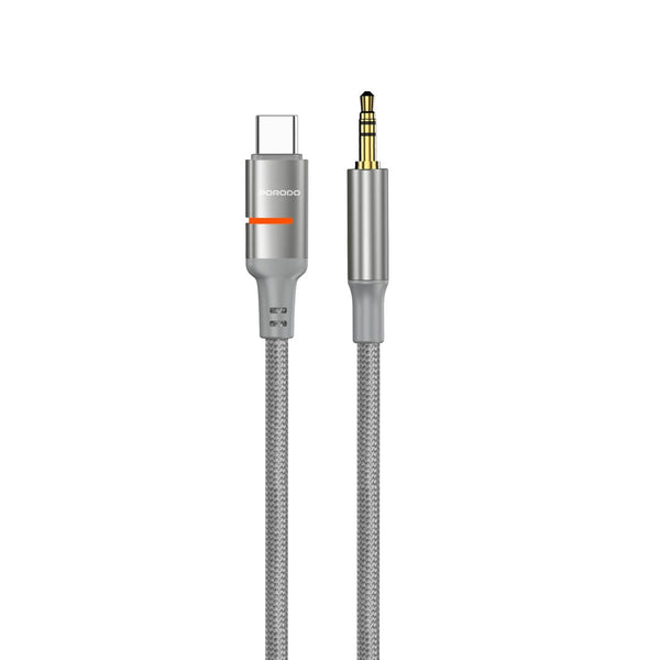 Porodo CBL02 Aux TO USB-C Led Light Cable