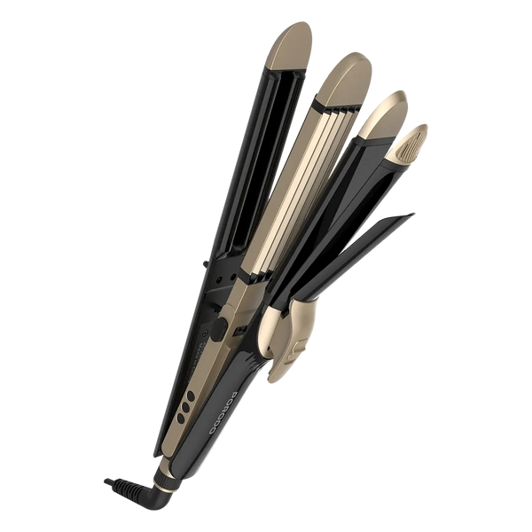 Porodo LFS109 4 Styles Hair Iron-Black