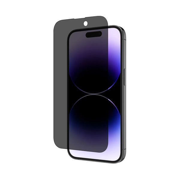URR Silicon Raised Edge Privacy Glass 14 Pro