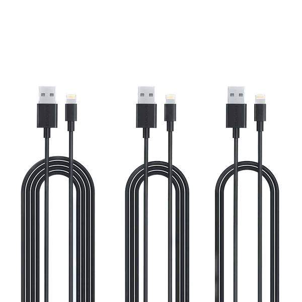 Ravpower 3-Pack USB with lightning cable COMBO