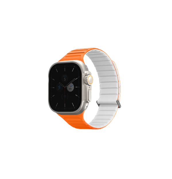 Uniq Revix Evo Strap For 45/49mm - Amber Orange/White