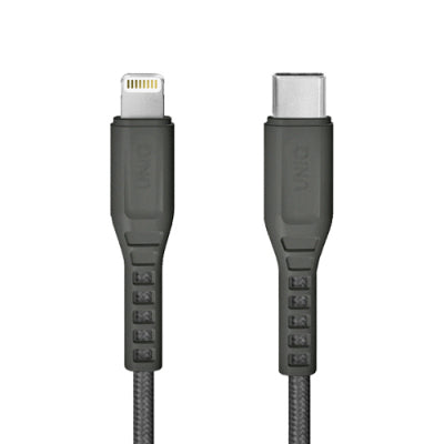 Uniq FLEX USB-C to Lightning 30cm - Gray