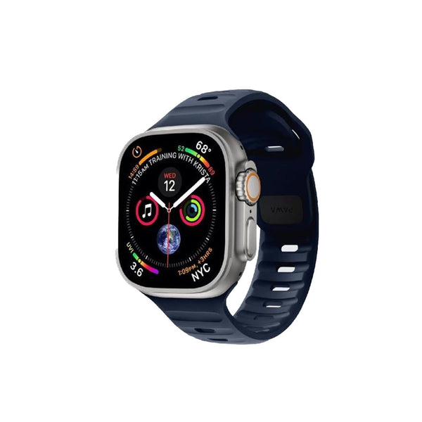 Pawa Lagos Silicon Strap For 45/49MM-Atlantic Blue