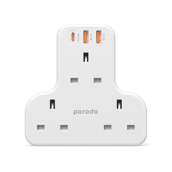 Porodo Multi-Port Wall Socket