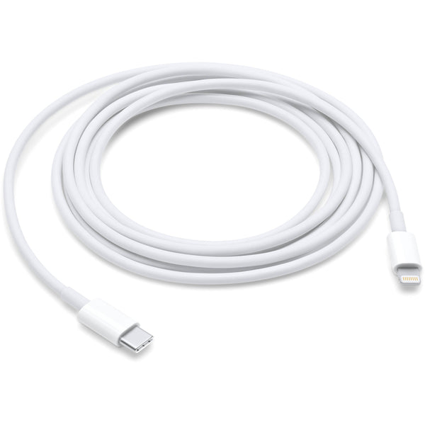 كابل أبل USB-C إلى Lightning بطول 2 متر - أبيض