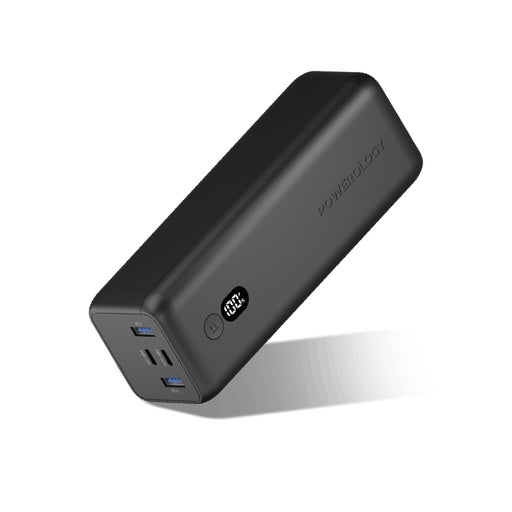 Powerology Onyx 30000mAh Dual Usb-c Power Bank PD 100W