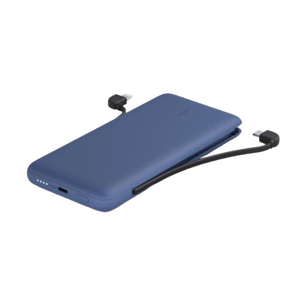 Belkin Power Bank Integrated Cables 10000mah - Blue