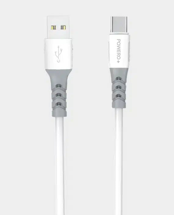 Powero+ Fine Series USB-A to Type-C Cable 1M