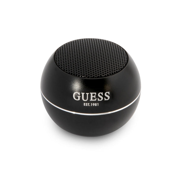 Guess Mini Speaker Aluminum - Black