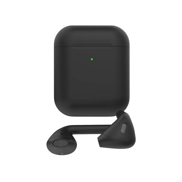 Green True Wireless Earbuds - Black