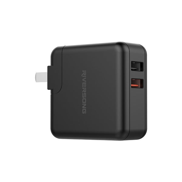 Riversong powerkub qc dual-port wall charger 30w